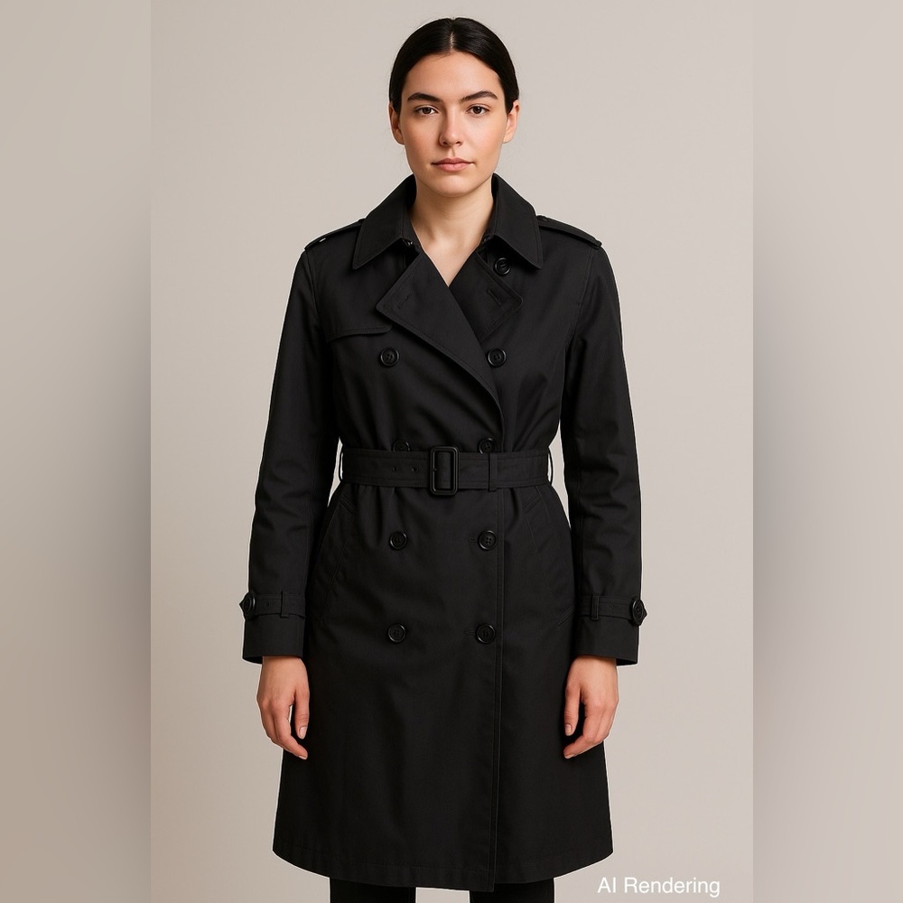 Women’s Trench Coat - Military Defense Logistics Agency (Size 14S/Large Short)